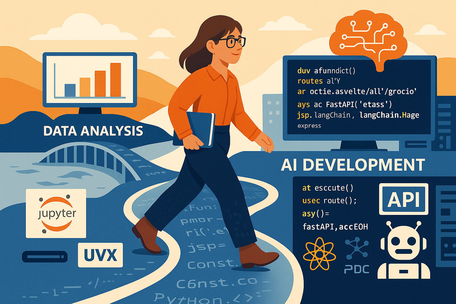 Python from data analysis to AI development